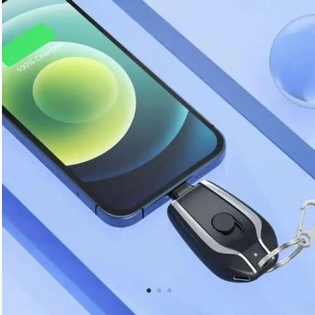 Mini Cargador de Emergencia - Tipo: Android y Iphone