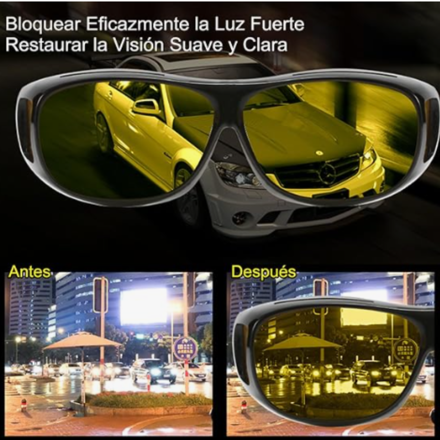 Paquete de 2 Lentes Vision HD - Conduccion dia y noche