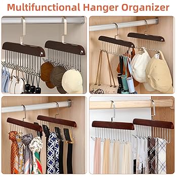 Ganchos Organizadores Closet 360® - 4 Piezas