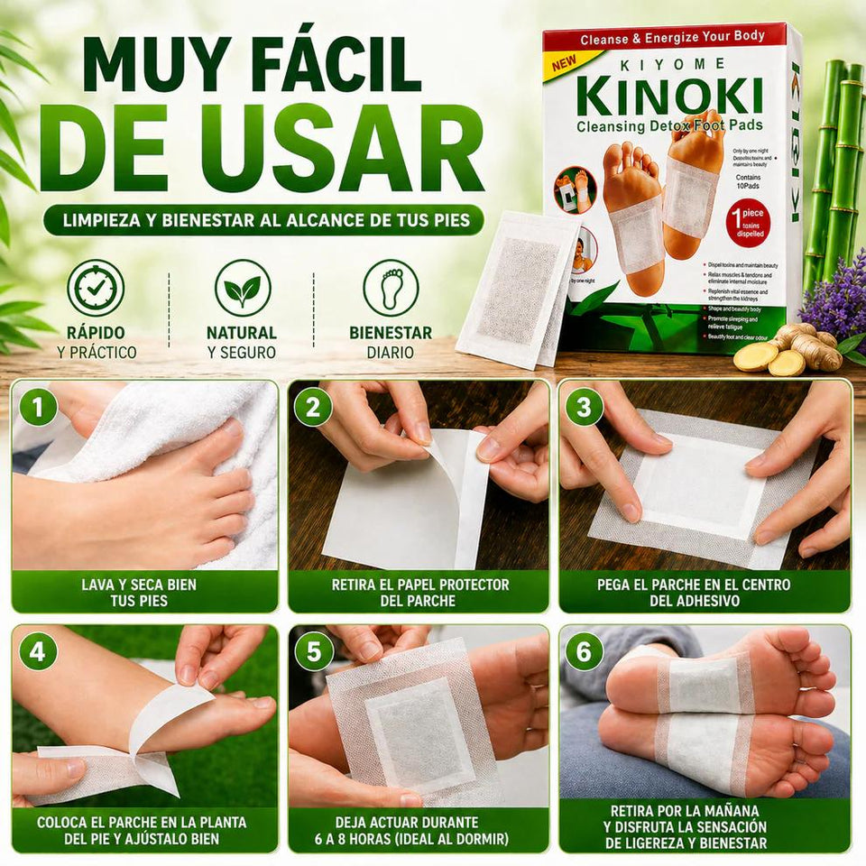 100 Parches KINOKI DETOX - Paquete Grande