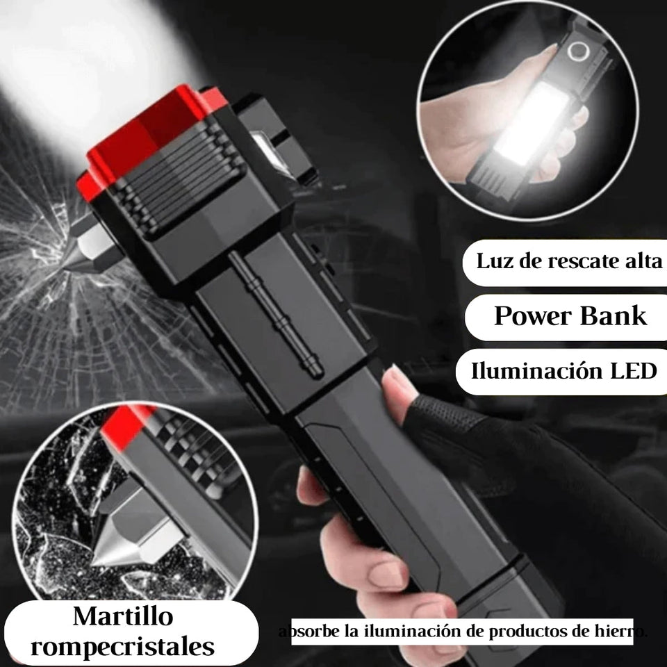 Linterna Powerbank Martillo Portatil