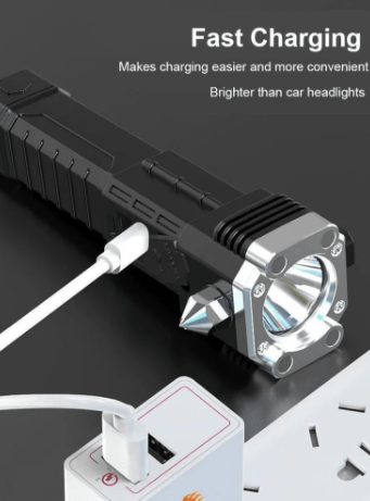 Linterna Powerbank Martillo Portatil