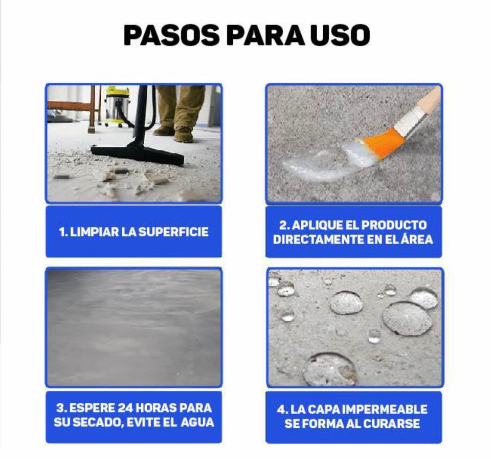Lluvia Cero Impermeabilizante Sellador  - 500ml