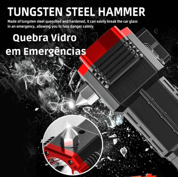 Linterna Powerbank Martillo Portatil
