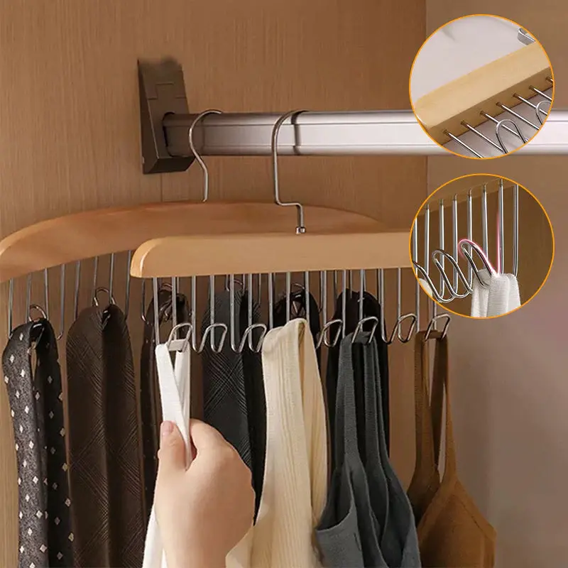Ganchos Organizadores Closet 360® - 4 Piezas