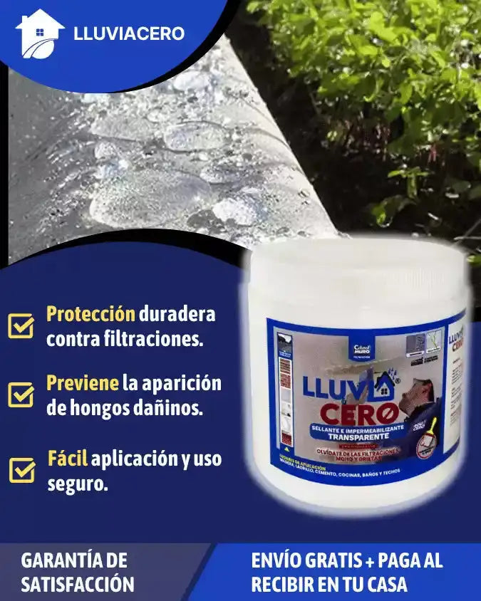 Lluvia Cero Impermeabilizante Sellador  - 500ml